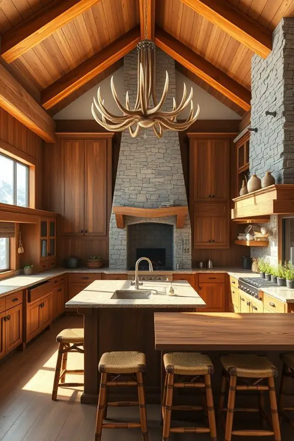 rustic cozy mountain retreat