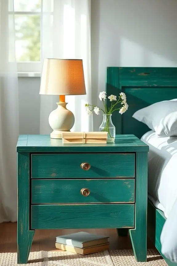 rustic deep green charm