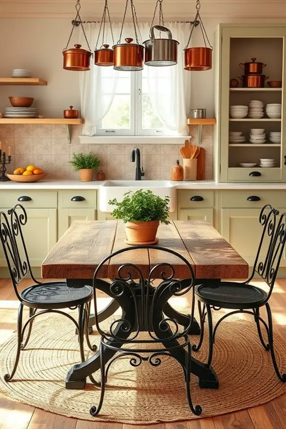 rustic elegance through accents