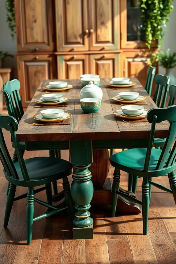 rustic elegance with gold