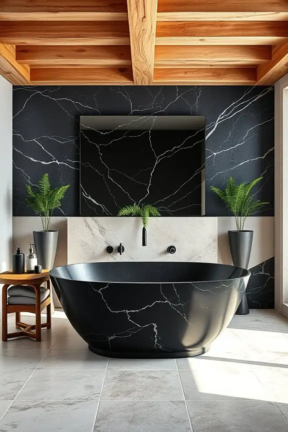 rustic elegance with granite