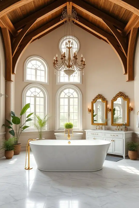rustic elegance with height