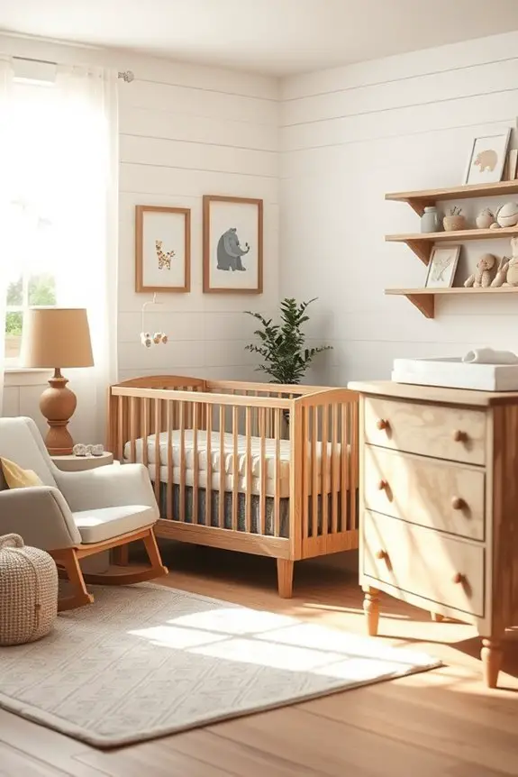 rustic farmhouse baby bedroom