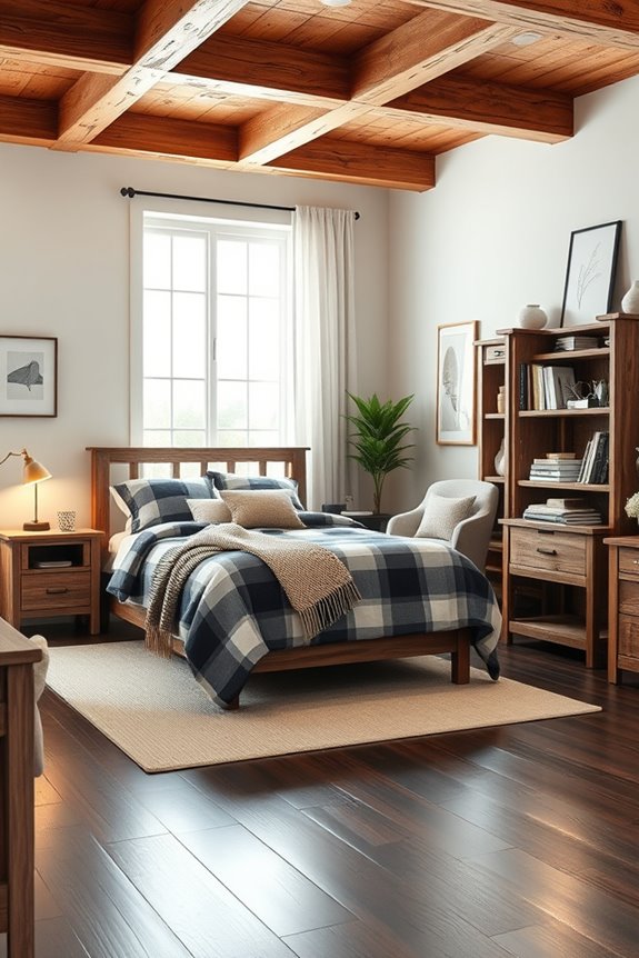 rustic farmhouse boy s retreat