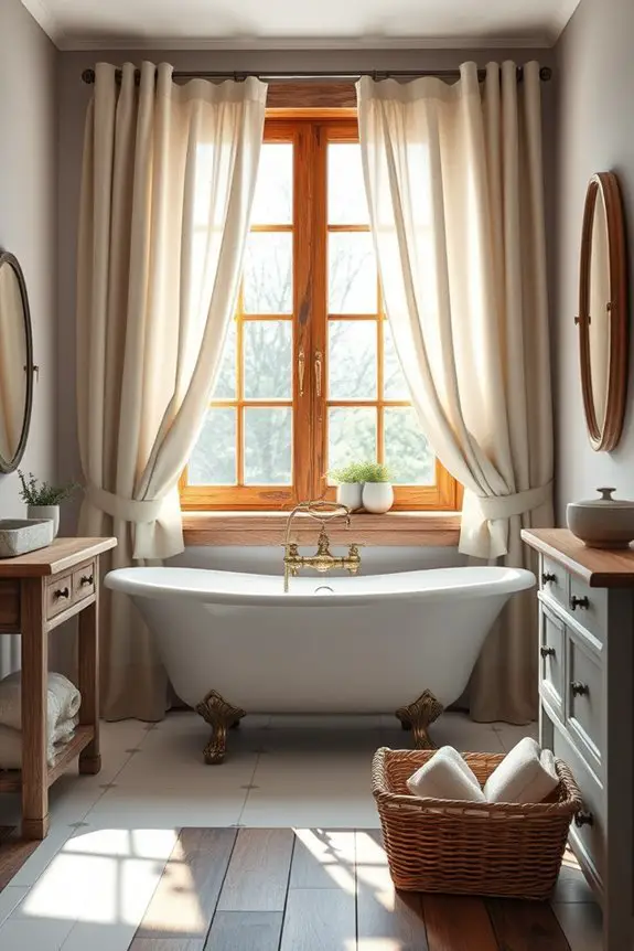 rustic farmhouse window treatments
