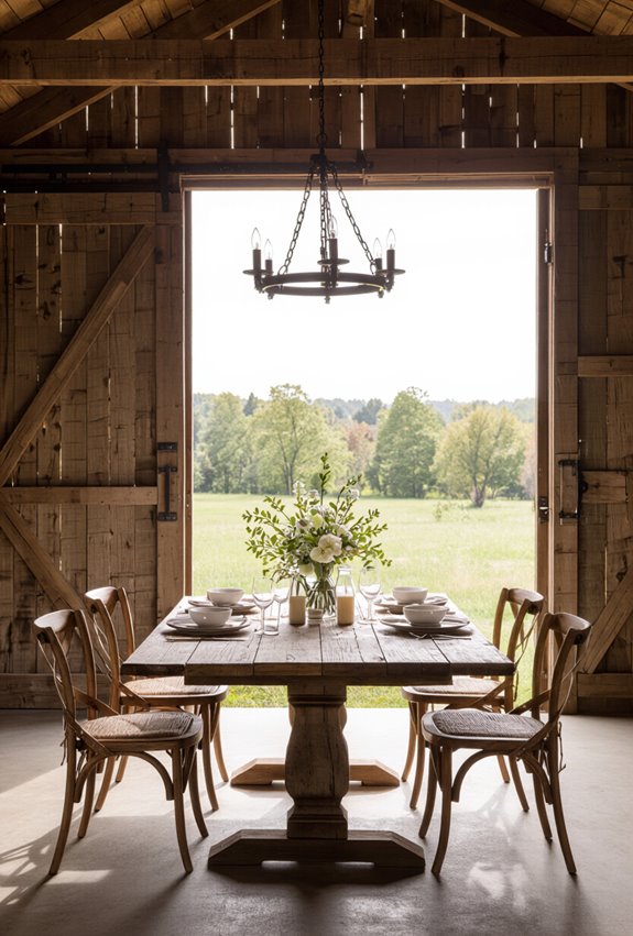 rustic mason jar barn brunch
