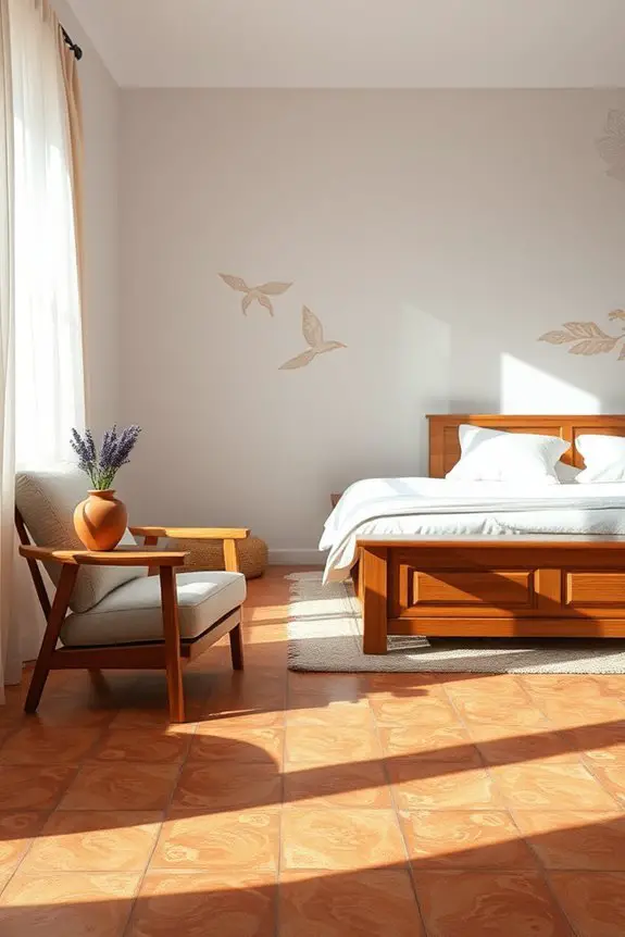 rustic mediterranean terracotta tiles