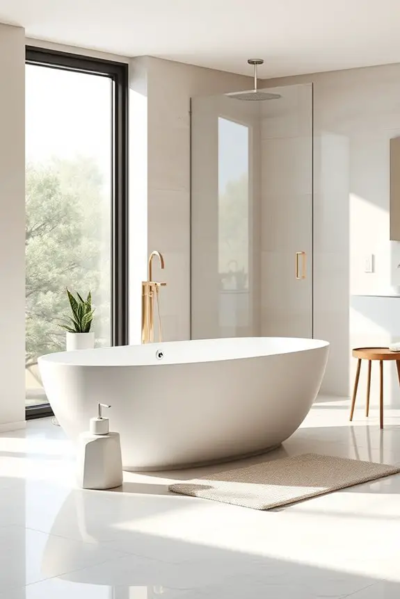 rustic minimalist bathroom aesthetic