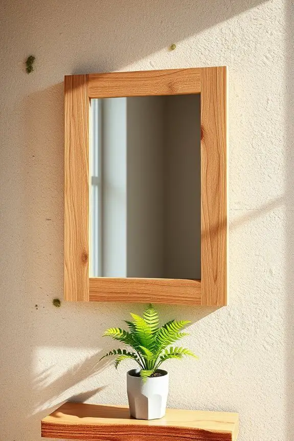 rustic mirrors for charming decor