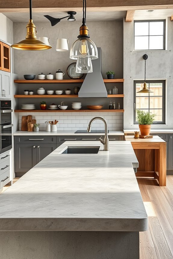 rustic modern kitchen design