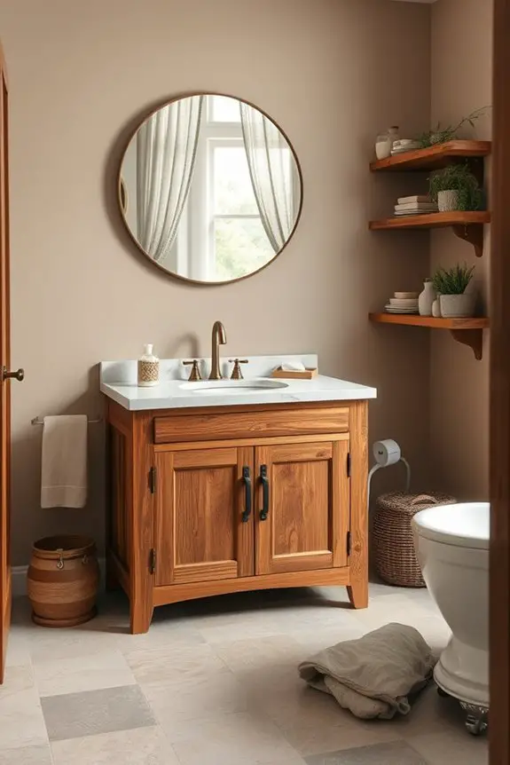 rustic natural materials design