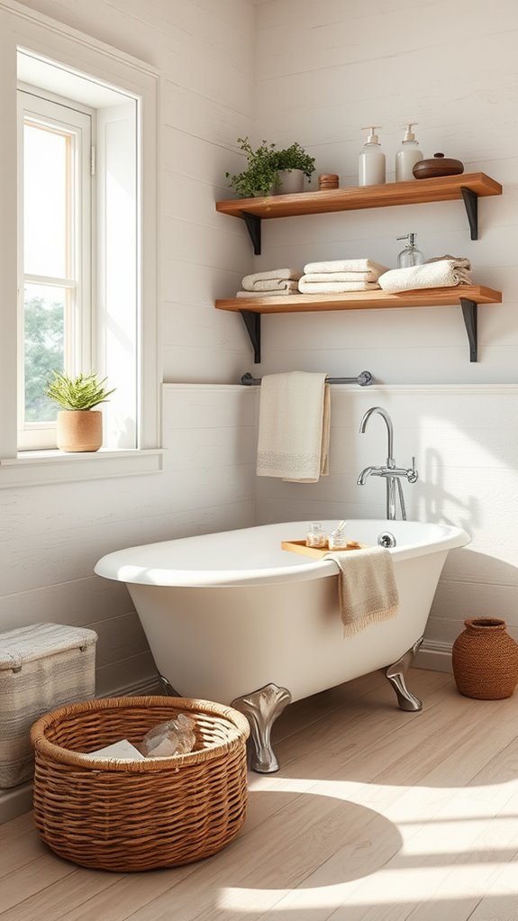 rustic open shelving ideas