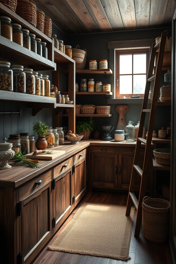 rustic pantry organization charm