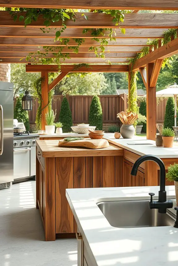 rustic reclaimed wood accents