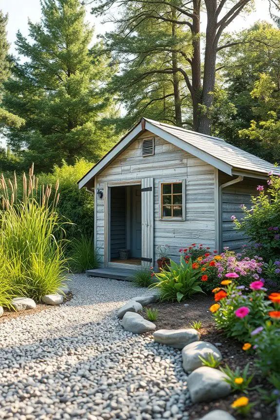 rustic shed for storage