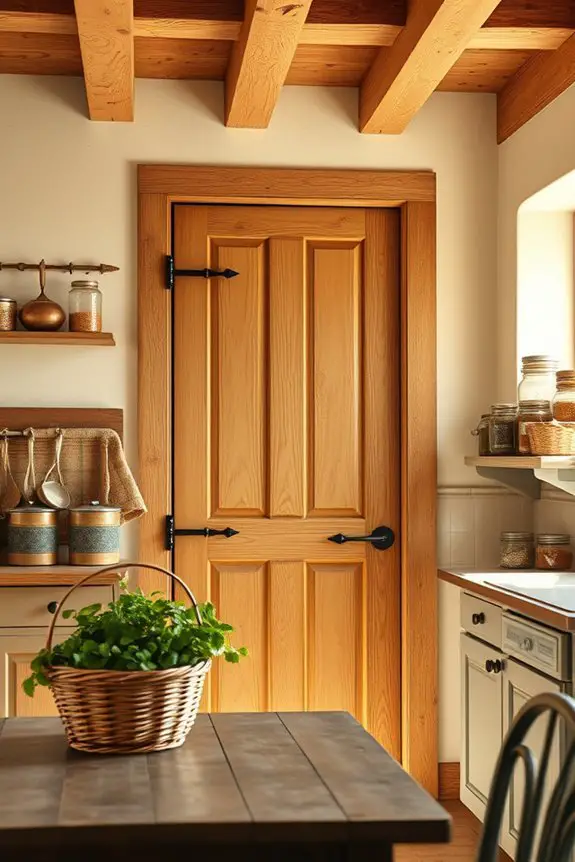 rustic sliding pantry doors