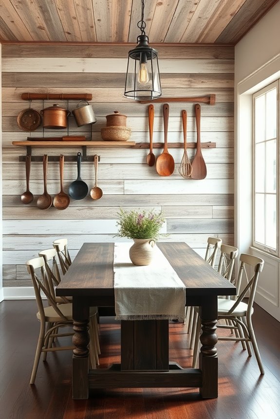 rustic wall feature ideas