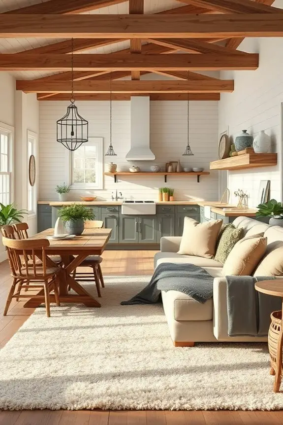 rustic warmth and charm