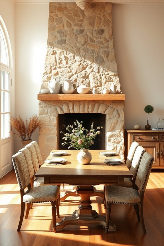 rustic warmth and charm