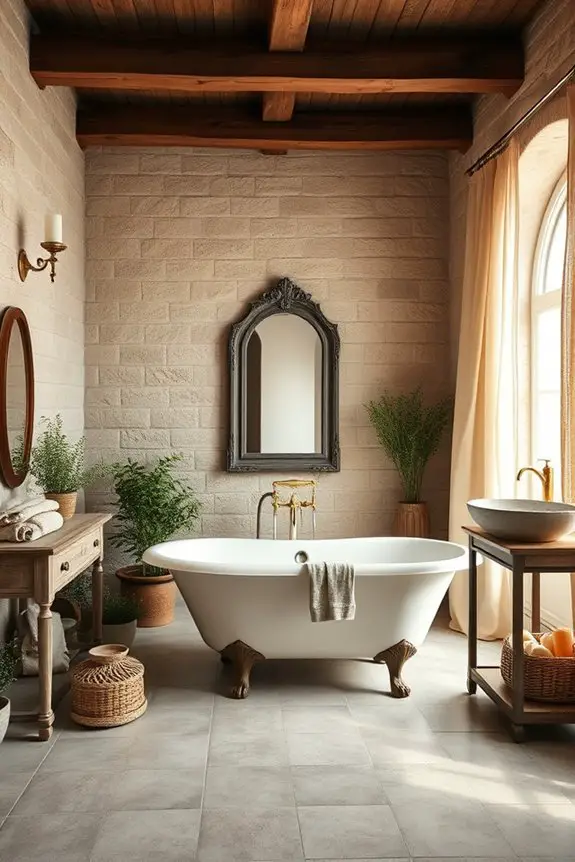 rustic warmth and comfort