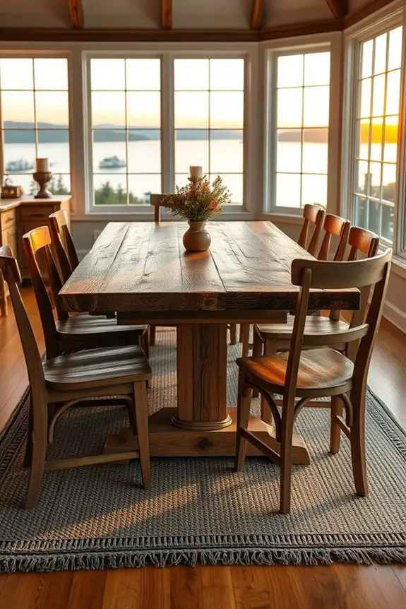 rustic warmth and comfort