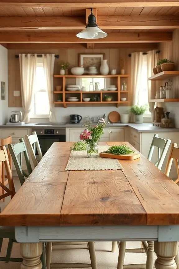 rustic warmth for gatherings