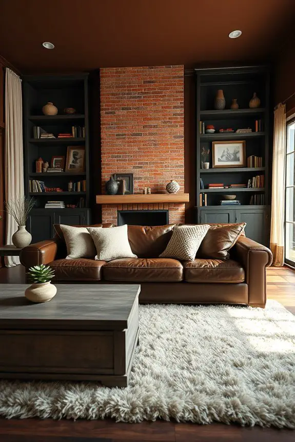 rustic warmth with textures