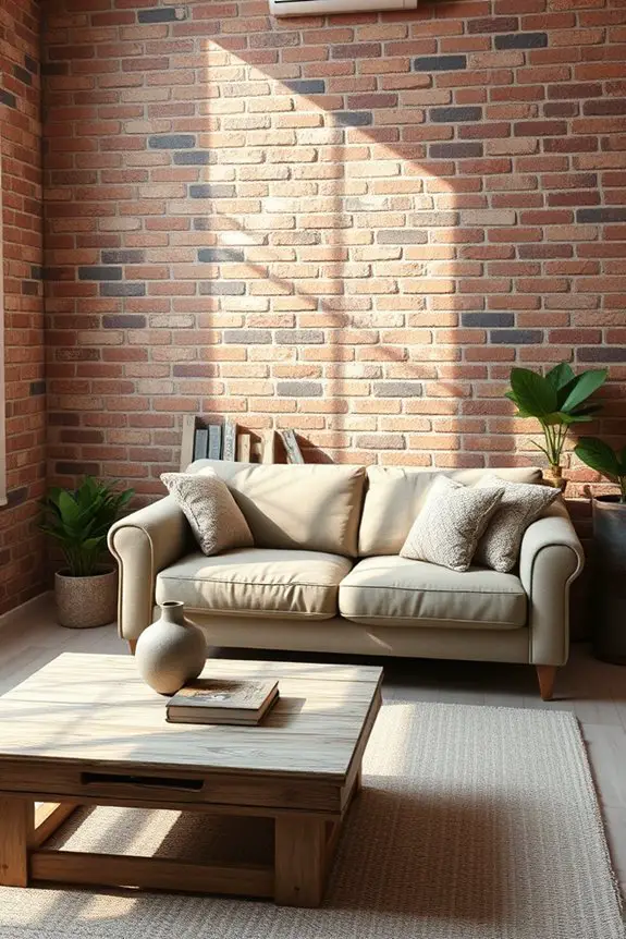 rustic weathered brick charm