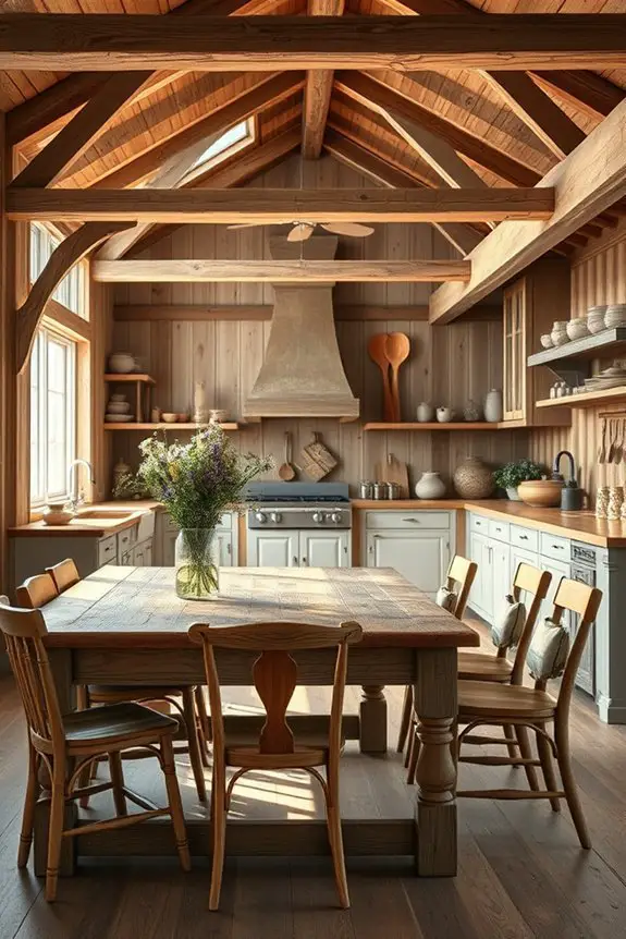 rustic wood accents charm