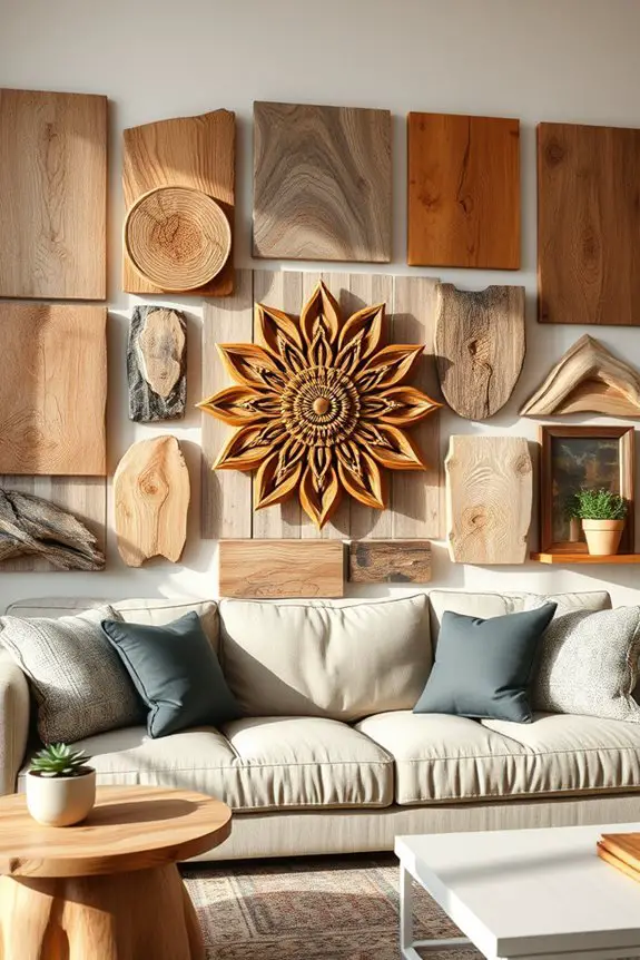 rustic wood art decor