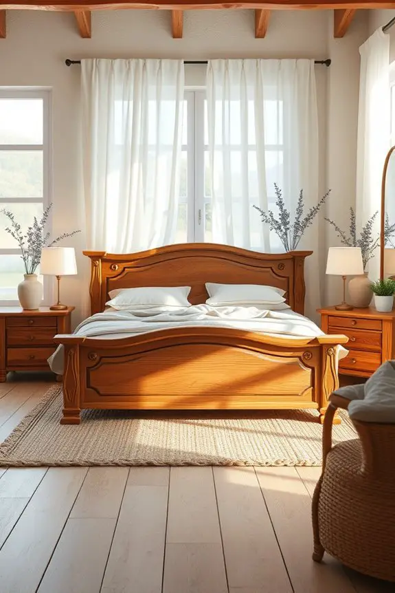 rustic wooden bedroom furniture