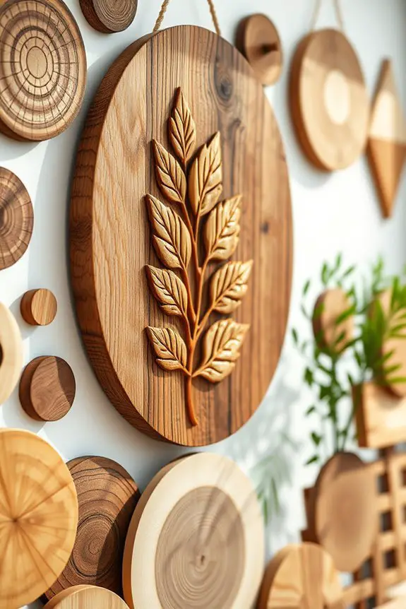 rustic wooden wall decor