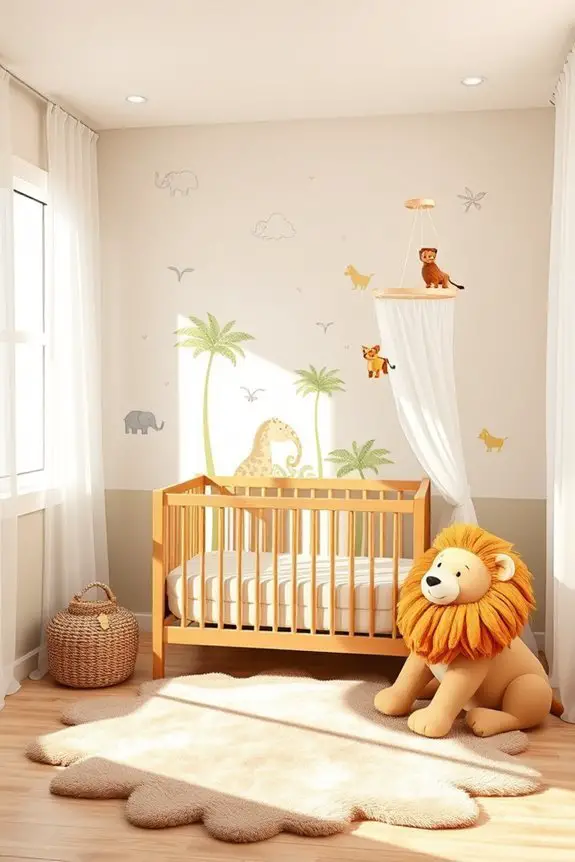safari themed nursery decor