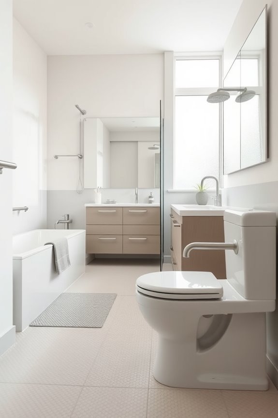 safe and strategic grab bar placement
