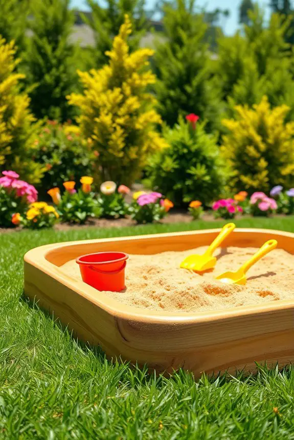 safe creative sandpit design