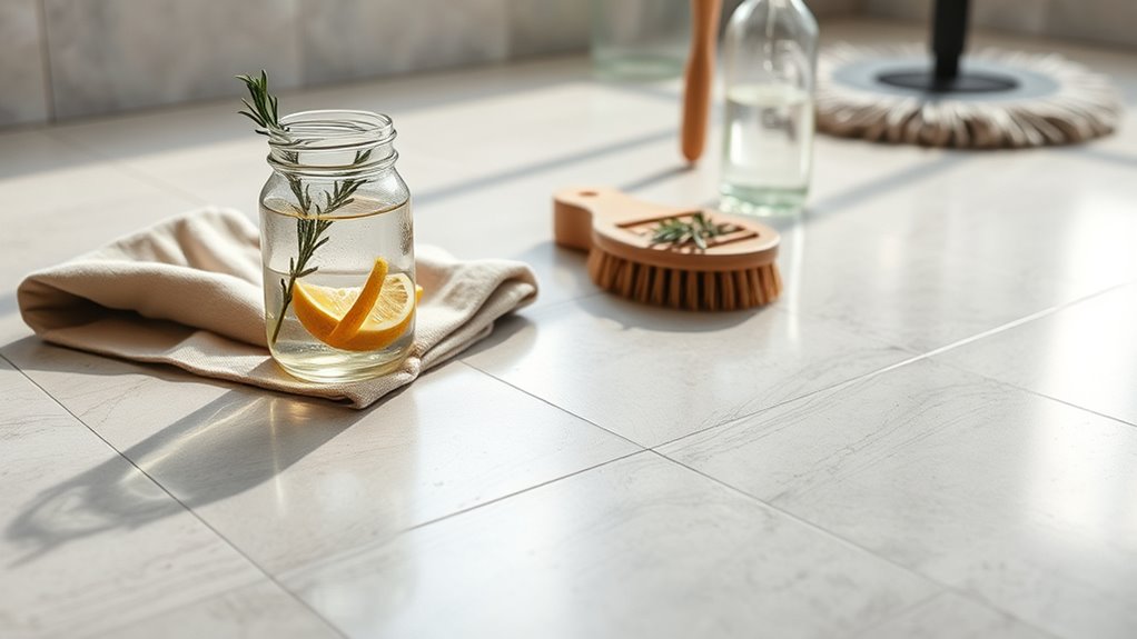 safe effective tile cleaning