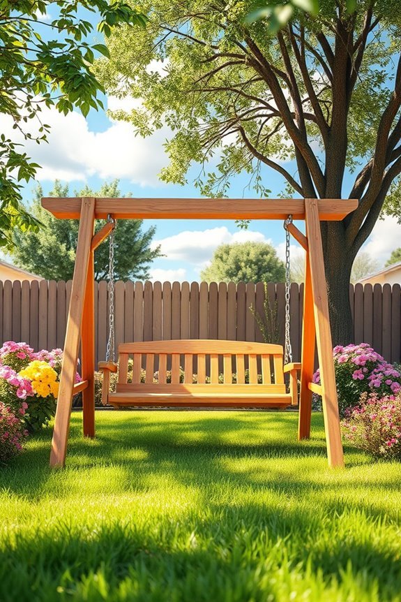 safe sturdy swing set