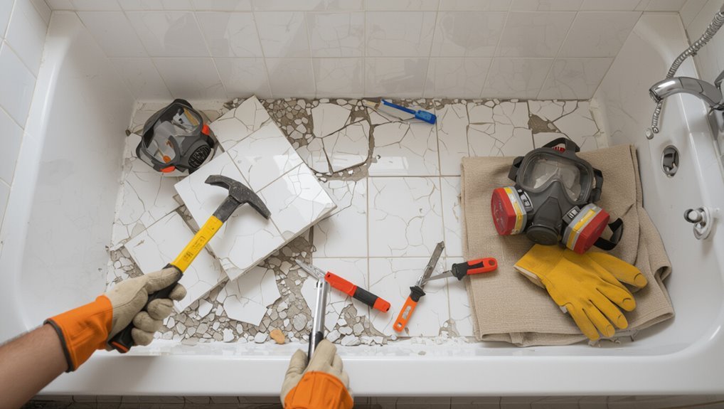 safe tile and drywall removal
