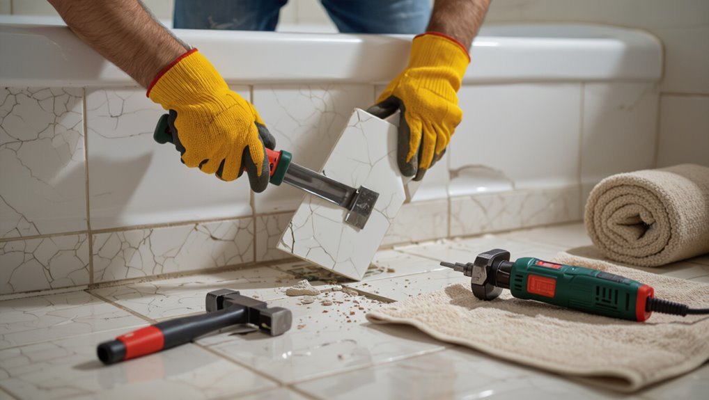 safe tile removal process