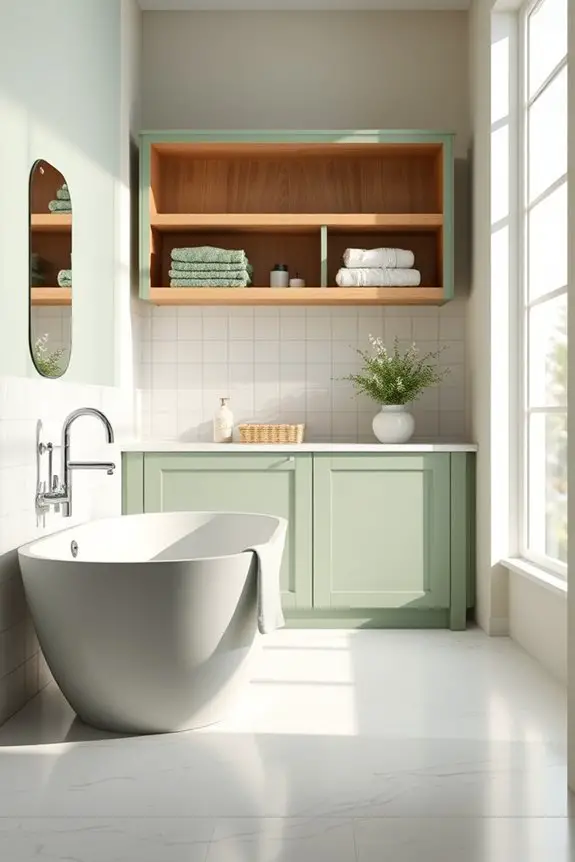 sage green storage solutions