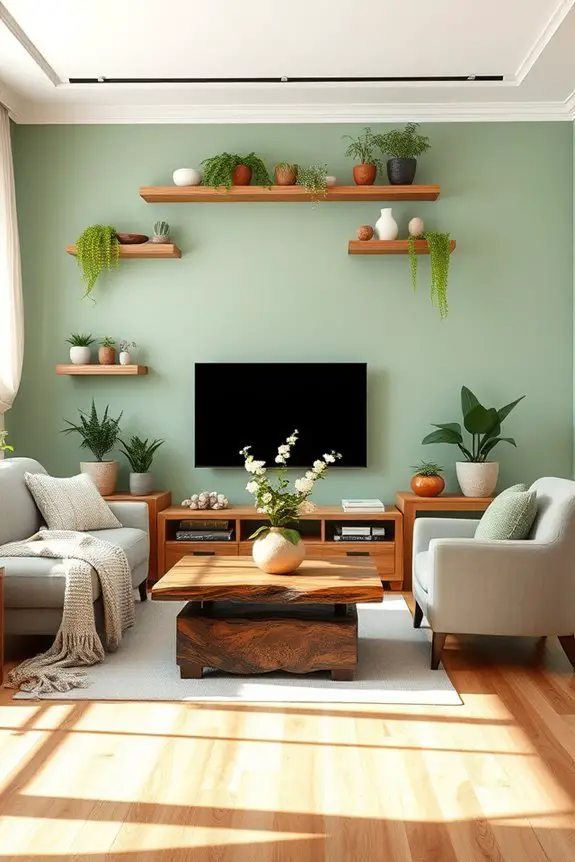 sage green tranquil retreat