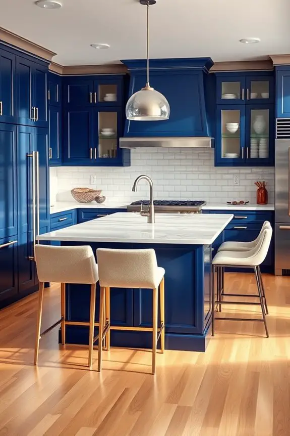 sapphire and maple elegance