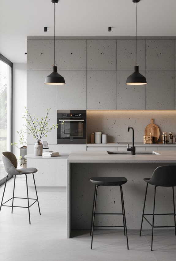 scandi concrete with warmth