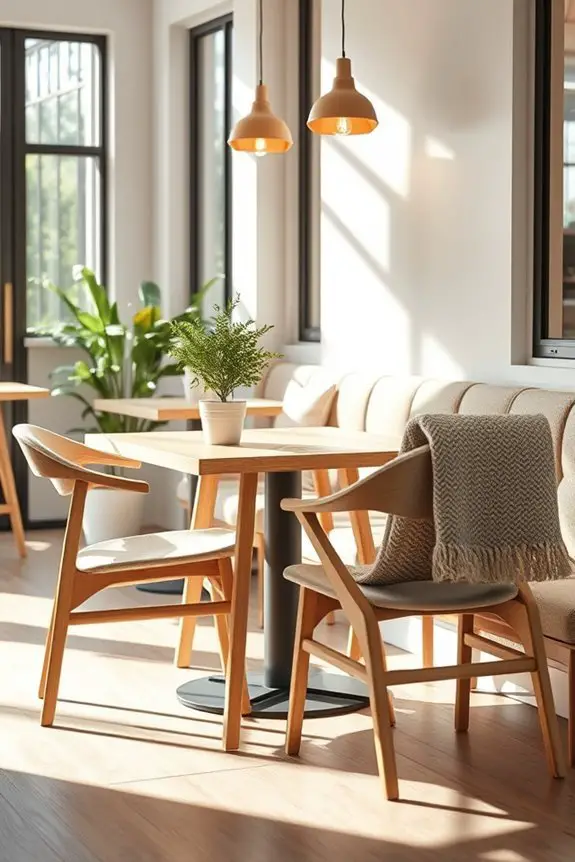 scandinavian minimalist cafe design