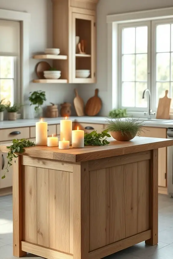 scented candles enhance ambiance