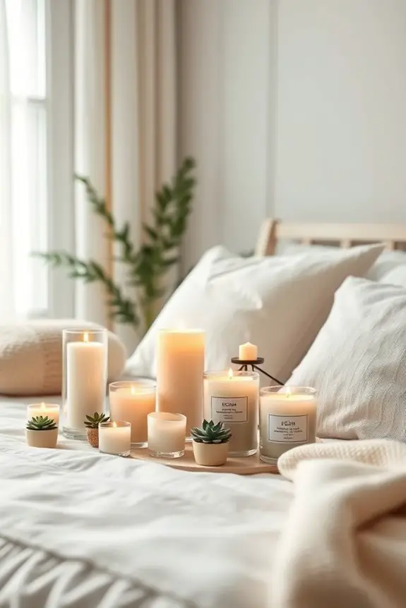scented candles enhance ambiance