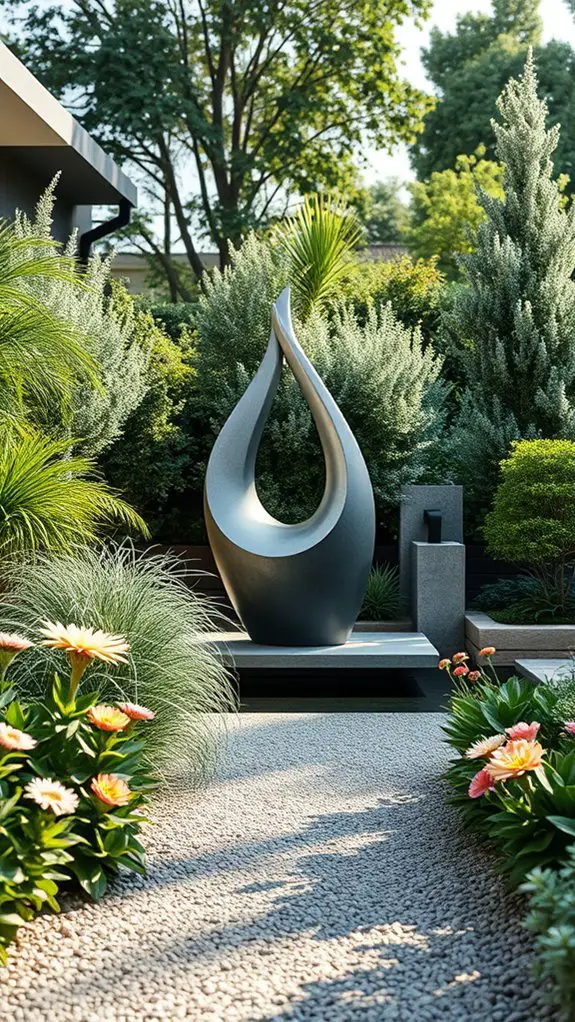 sculptural focal point enhancement