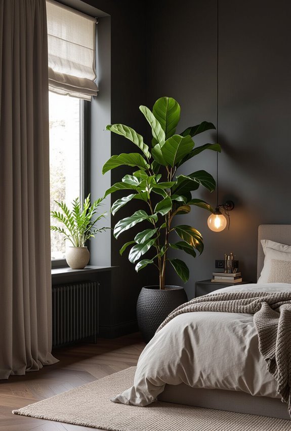 sculptural plants enhance decor
