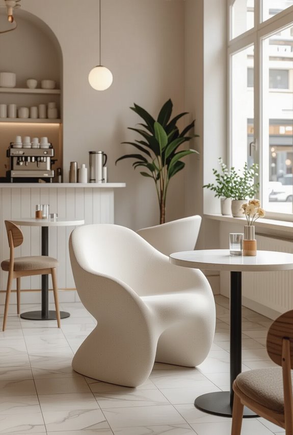 sculptural tactile social seating