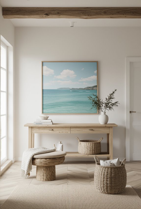 seafoam and aqua accents